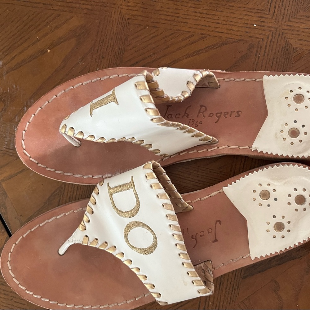 Cute sandals for a bachelor party or shower for the bride to be. Size 8